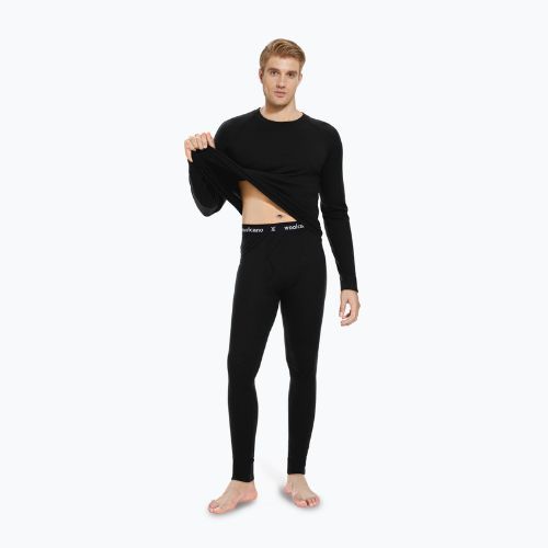 Комплект термобілизни чоловічий WOOLCANO Merino SET0540 чорний