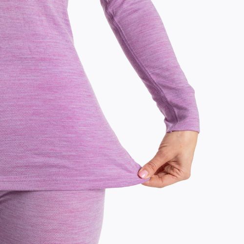 Комплект термобілизни жіночий WOOLCANO Merino SET0543 фіолетовий