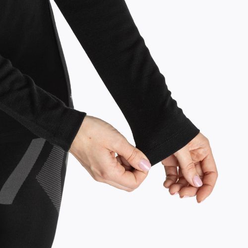 Кофта термічна жіноча WOOLCANO Merino Топ0545 чорний