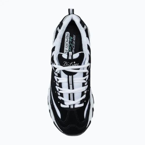 Жіночі кросівки SKECHERS D'Lites Biggest Fan чорні/білі/сріблясті