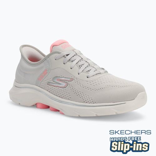 Жіночі кросівки SKECHERS Go Walk 7 Valin сіро-рожеві