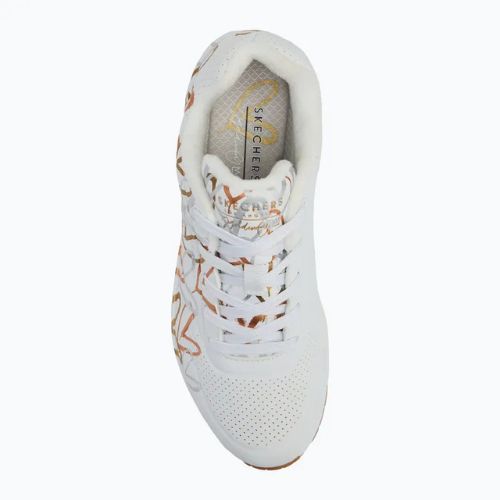 Кросівки жіночі SKECHERS Uno Metallic Love white/multicolor metallic
