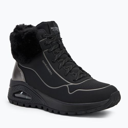 Кросівки жіночі SKECHERS Uno Rugged Fall Shimmer black/metallic