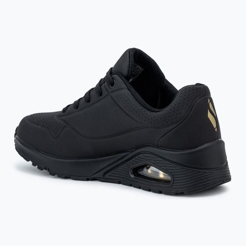 Жіночі туфлі SKECHERS JGoldcrown Uno Golden Heart чорний/багатобарвний металік