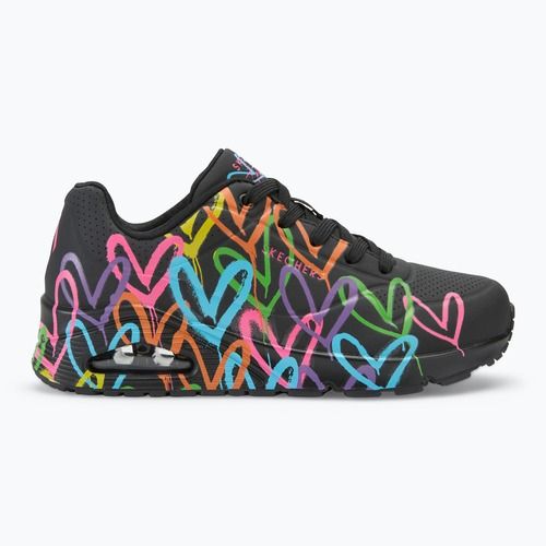 Жіночі туфлі SKECHERS JGoldcrown Uno Highlight Love чорні/різнокольорові