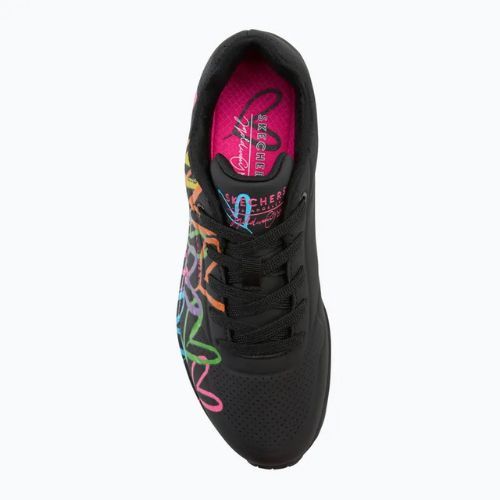 Жіночі туфлі SKECHERS JGoldcrown Uno Highlight Love чорні/різнокольорові