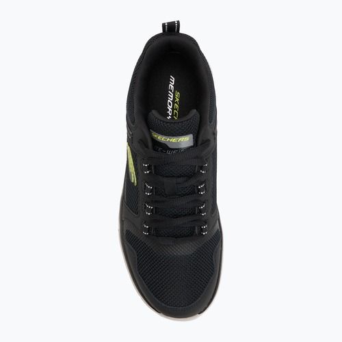 Кросівки чоловічі SKECHERS Track Knockhill black/lime