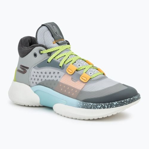 Чоловічі баскетбольні кросівки SKECHERS SKX Resagrip сірі/жовті