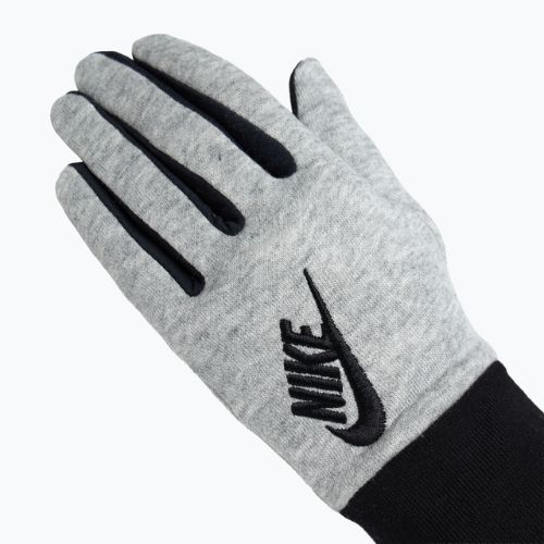 Рукавички для бігу жіночі Nike Club Fleece grey heather/black/black