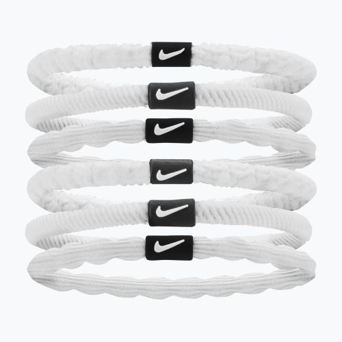 Гумки для волосся Nike Flex Hair Tie 6 шт. white/black/white
