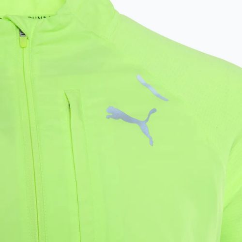 Куртка для бігу жіноча PUMA Run Gridfleece fizzy apple