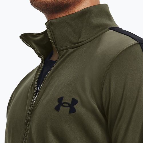 Чоловічий спортивний костюм Under Armour UA Knit Track Suit морський зелений/чорний/чорний