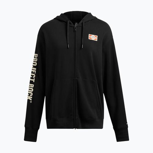 Кофта жіноча Under Armour Project Rock HWT black/silt/team orange Full Zip Hard at Work black/silt/team orange