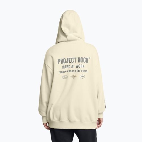 Кофта жіноча Under Armour Project Rock HWT Full Zip Hard at Work silt/clay green/yellow ochre