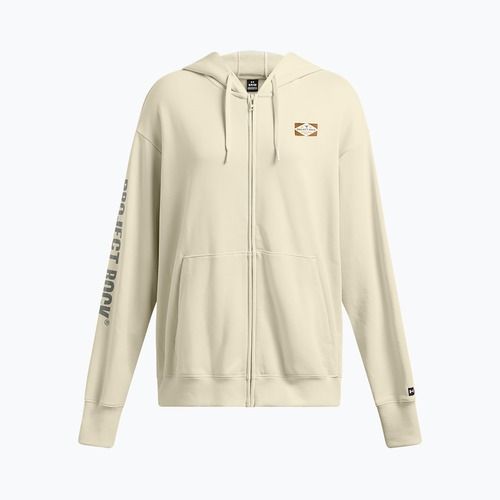 Кофта жіноча Under Armour Project Rock HWT Full Zip Hard at Work silt/clay green/yellow ochre