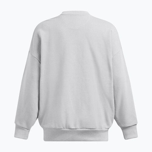 Кофта жіноча Under Armour Icon Heavyweight Terry Oversized Crew mod gray/forest green