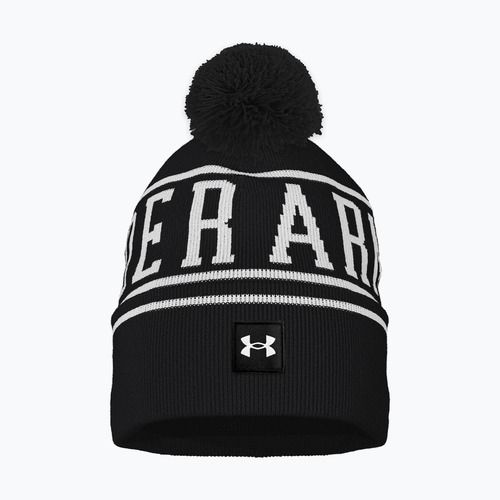 Шапка зимова чоловіча Under Armour Halftime Pom Beanie black/white/white