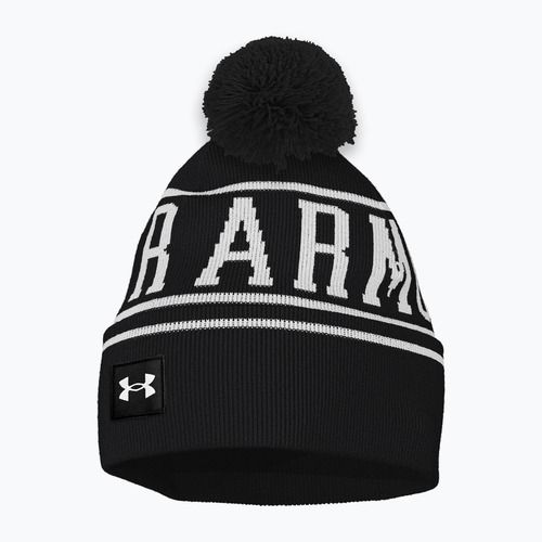 Шапка зимова чоловіча Under Armour Halftime Pom Beanie black/white/white