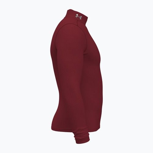 Лонгслів чоловічий Under Armour Elite Mock CG cardinal/metallic silver