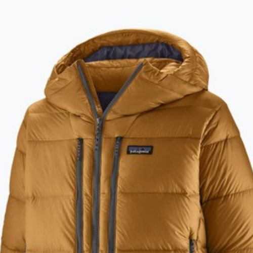 Чоловіча куртка Patagonia Fitz Roy Down Hoody хижий коричневий капюшон