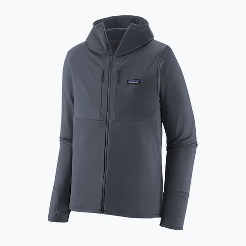 Кофта трекінгова чоловіча Patagonia R1 Thermal Full Zip Hoody smolder blue