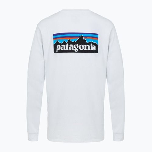 Кофта чоловіча Patagonia P-6 Logo Responsibili white