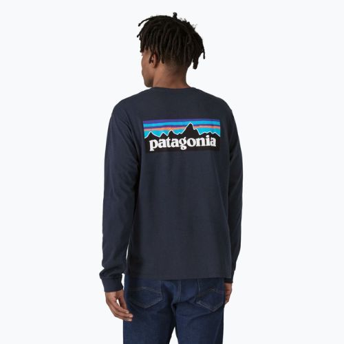 Кофта чоловіча Patagonia P-6 Logo Responsibili new navy