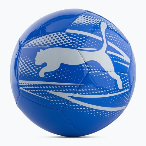 М'яч футбольний PUMA Attacanto Graphic puma white/bluemazing розмір 5