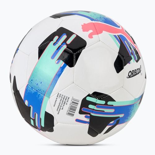 PUMA Orbita 6 MS футбольна пума біла/синя/електрична м'ята розмір 4