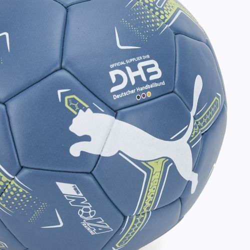 PUMA Nova Training синій горизонт / пума білий / шипуче яблуко гандбольний м'яч розмір 0