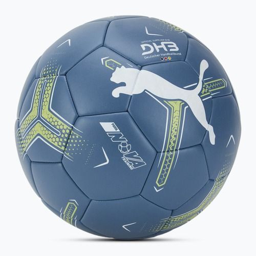 PUMA Nova Training синій горизонт / пума білий / шипуче яблуко гандбольні м'ячі розмір 3