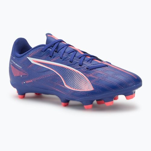 Кросівки футбольні PUMA Ultra 5 Play FG/AG lapis lazuli/puma white/sunset gloe