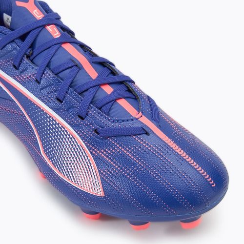 Кросівки футбольні PUMA Ultra 5 Play FG/AG lapis lazuli/puma white/sunset gloe