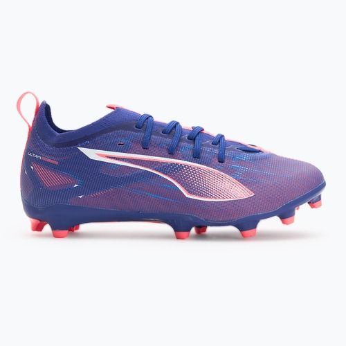 Кросівки футбольні дитячі PUMA Ultra 5 Pro FG/AG Jr lapis lazuli/puma white/sunset glow