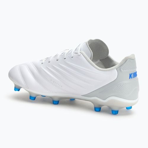 Кросівки футбольні чоловічі PUMA King Pro FG/AG puma white/bluemazing/flat light grey/sunset glow