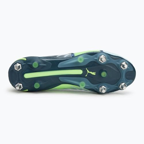 Кросівки футбольні чоловічі PUMA King Ultimate MxSG frosted dew/fizzy apple