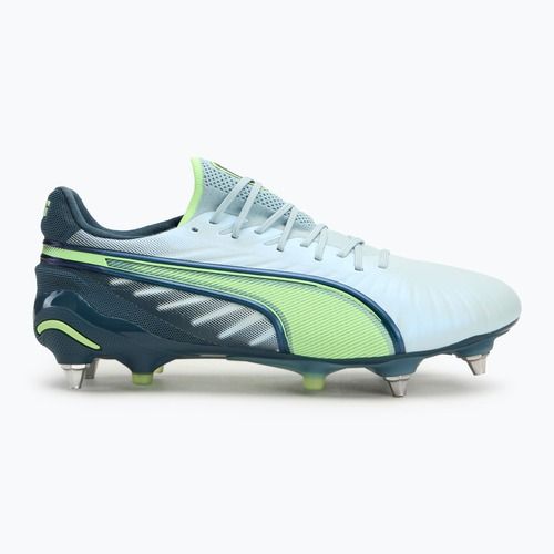 Кросівки футбольні чоловічі PUMA King Ultimate MxSG frosted dew/fizzy apple
