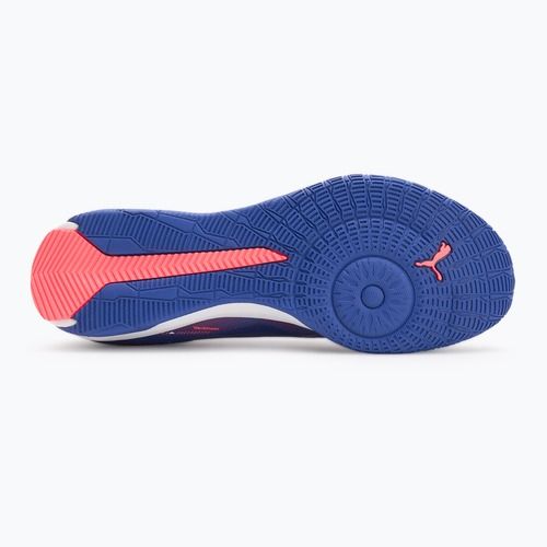 Кросівки футбольні PUMA Ultra 5 Match IT lapis lazuli/puma white/sunset glow