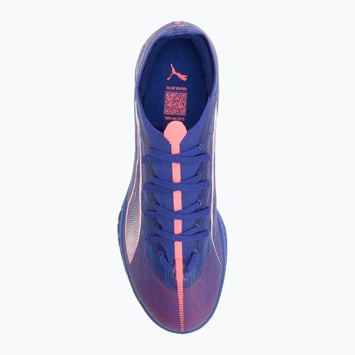 Кросівки футбольні PUMA Ultra 5 Match IT lapis lazuli/puma white/sunset glow