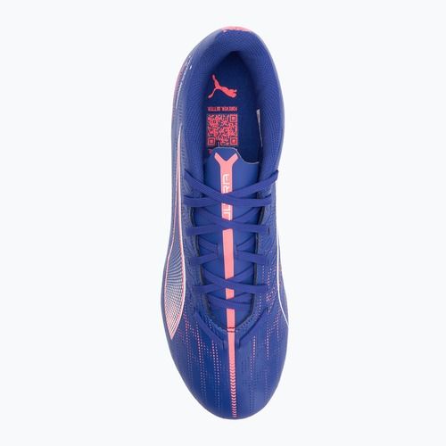 Кросівки футбольні чоловічі PUMA Ultra 5 Play TT lapis lazuli/puma white/sunset gloe
