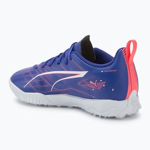 Кросівки футбольні дитячі PUMA Ultra 5 Play TT Jr lapis lazuli/puma white/sunset glow