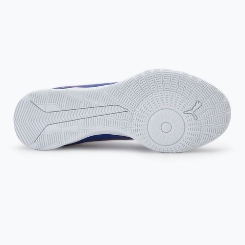 Кросівки футбольні дитячі PUMA Ultra 5 Play IT Jr lapis lazuli/puma white/sunset gloe
