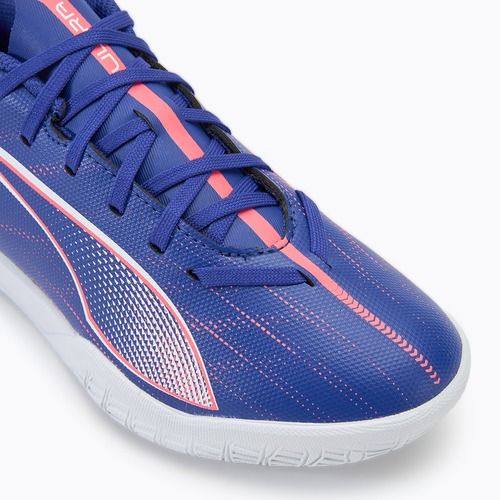 Кросівки футбольні дитячі PUMA Ultra 5 Play IT Jr lapis lazuli/puma white/sunset gloe
