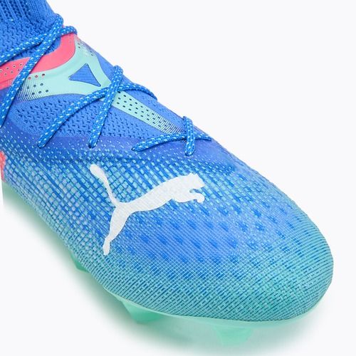 Кросівки футбольні PUMA Future 7 Ultimate FG/AG bluemazing/puma white/electric peppermint