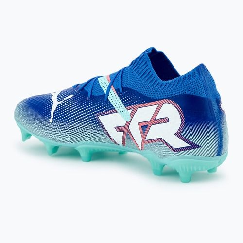Кросівки футбольні чоловічі PUMA Future 7 Pro FG/AG bluemazing/puma white/electric peppermint