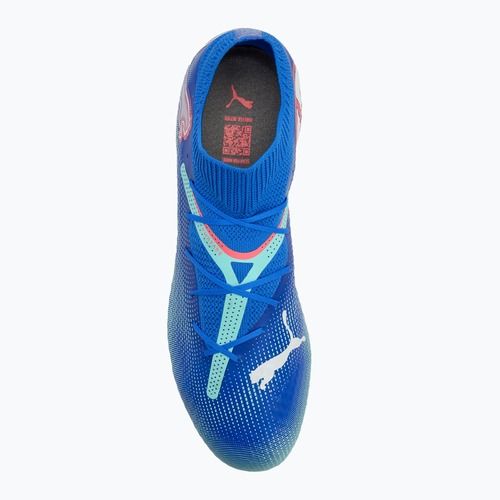 Футбольні бутси PUMA Future 7 Pro MxSG синьо-блакитні / пума білі / електрична м'ята