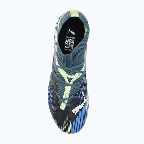 Футбольні бутси PUMA Future 7 Match MxSG сіре небо / пума білі