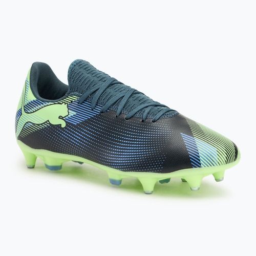 Футбольні бутси PUMA Future 7 Play MxSG сіре небо / електро-фіолетовий