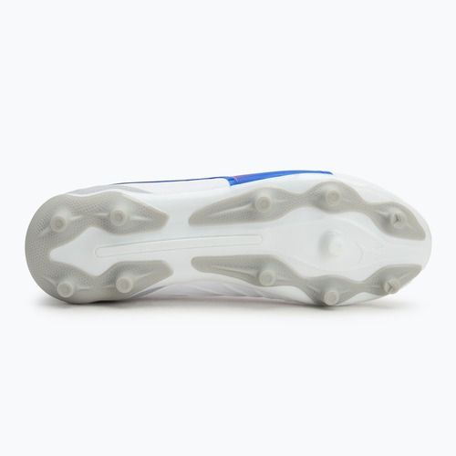 Кросівки футбольні дитячі PUMA King Match FG/AG Jr puma white/bluemazing/flat light grey/sunset glow