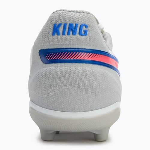 Кросівки футбольні дитячі PUMA King Match FG/AG Jr puma white/bluemazing/flat light grey/sunset glow